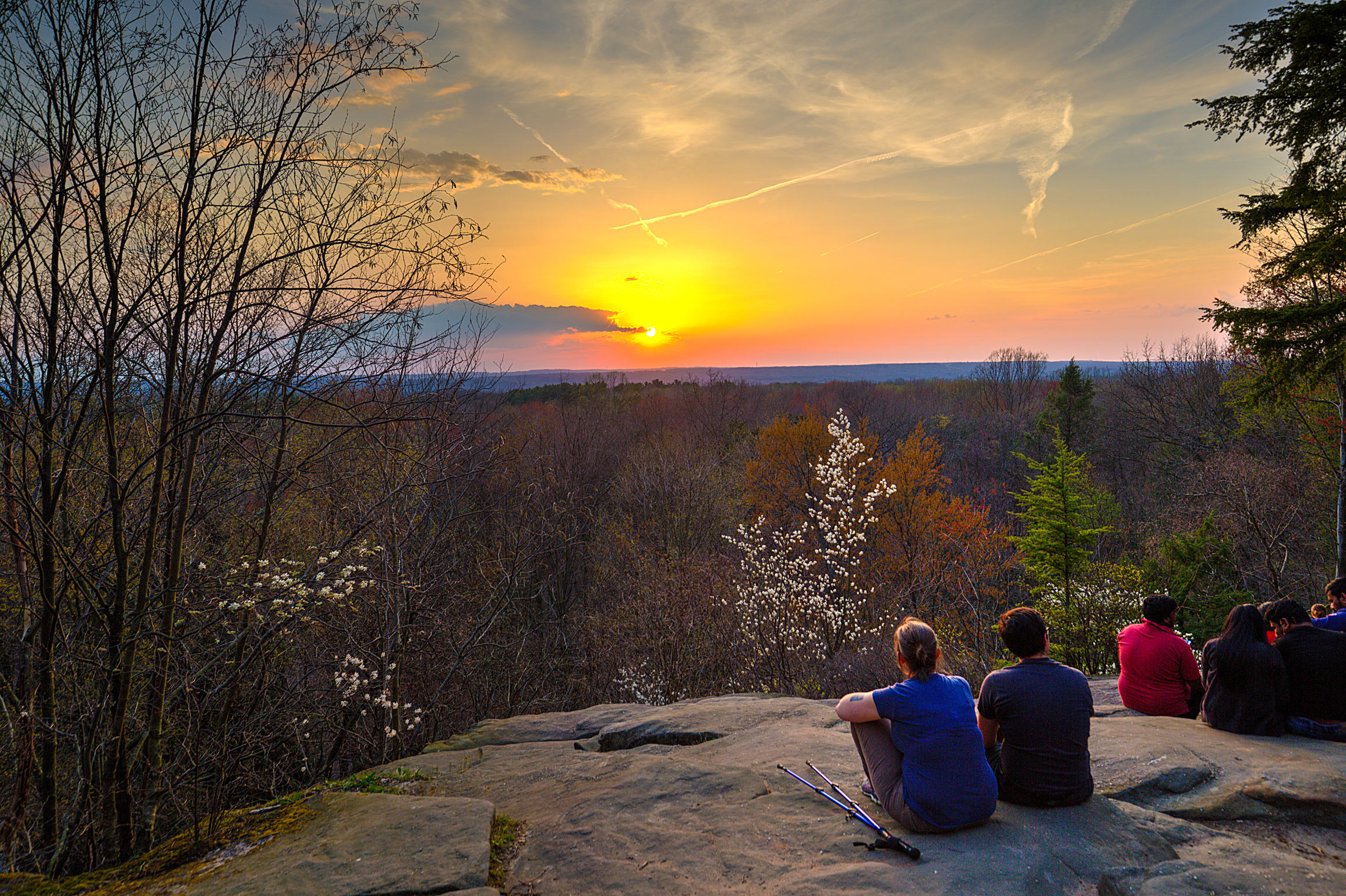 Ledges Overlook at Sunset