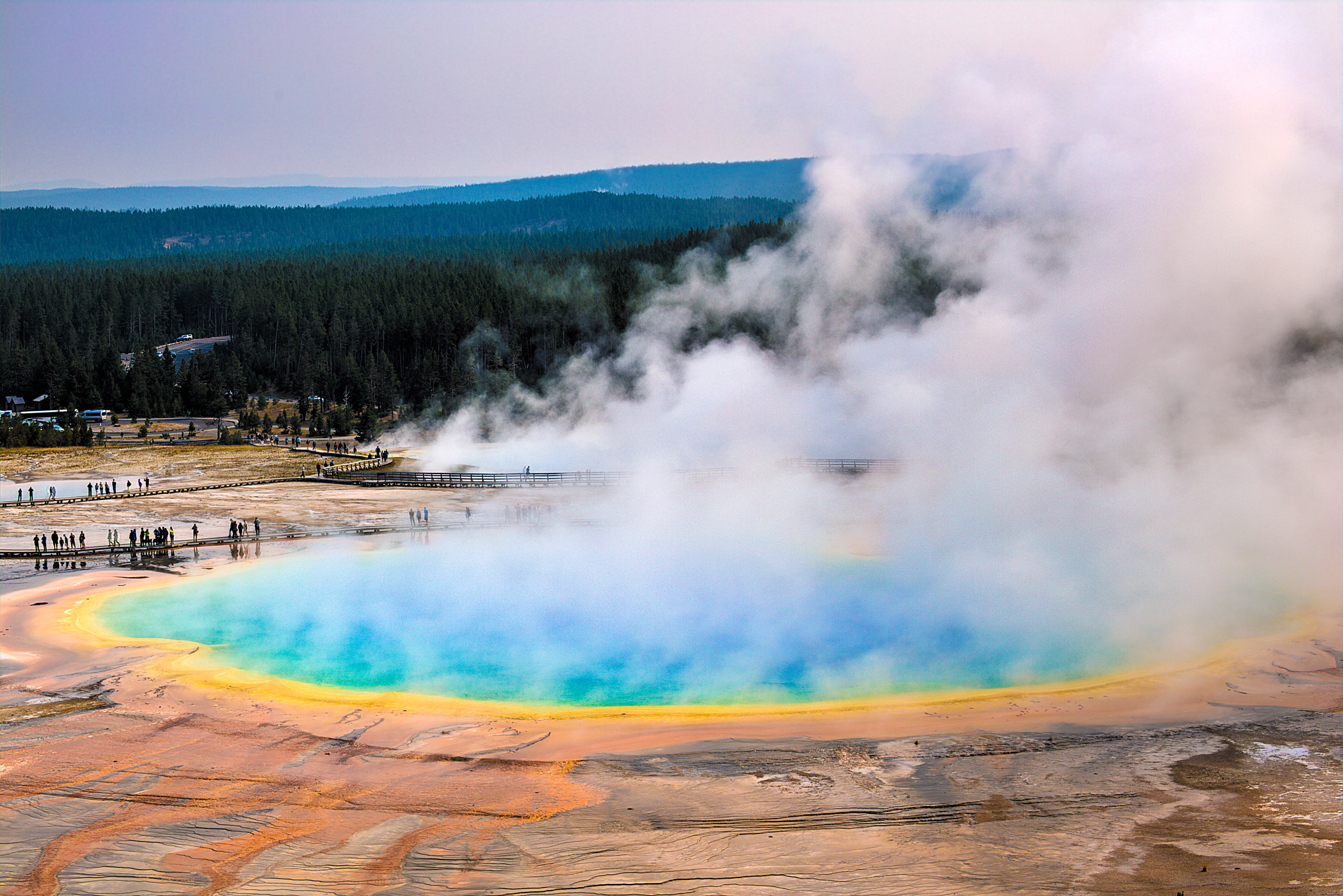 The Prismatic Spring Yellowstone