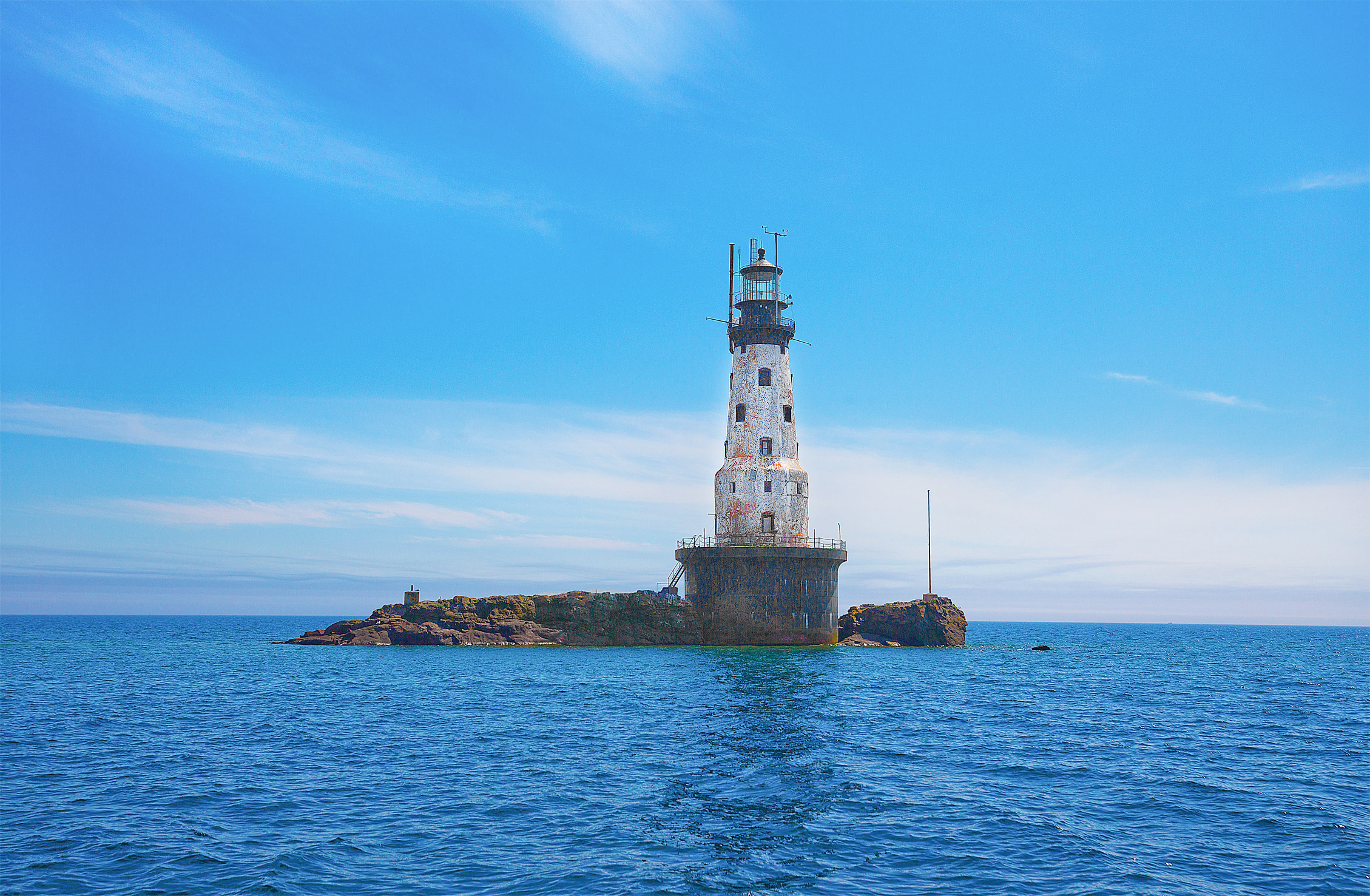 Rock of Ages lighthouse on Lake Superior