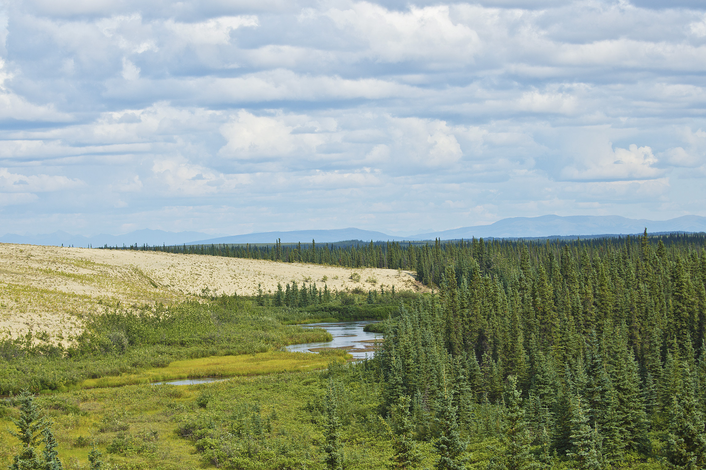 River through the Kobuk Valley sand dunes