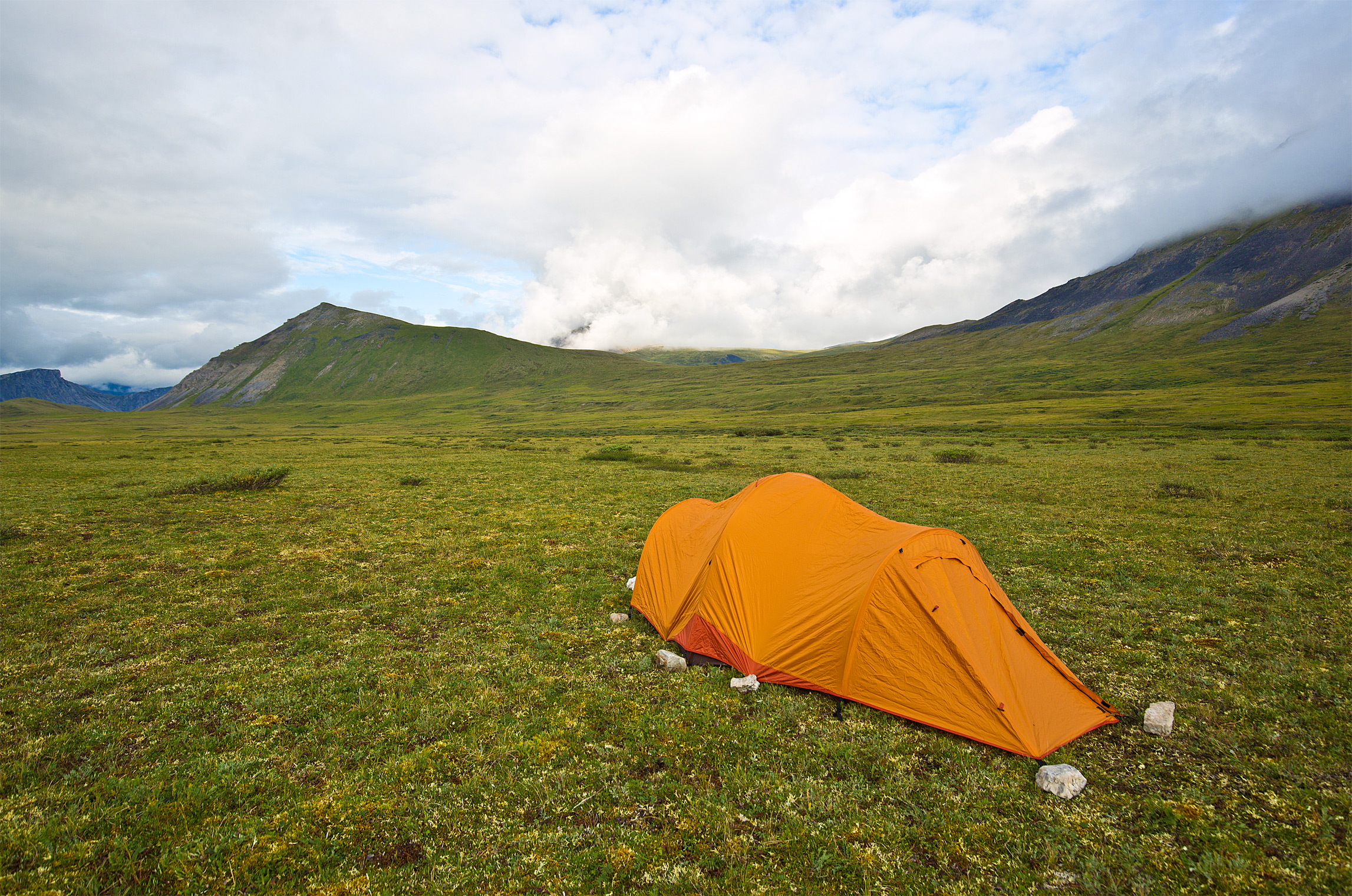 My tent in Gates of the Arctic