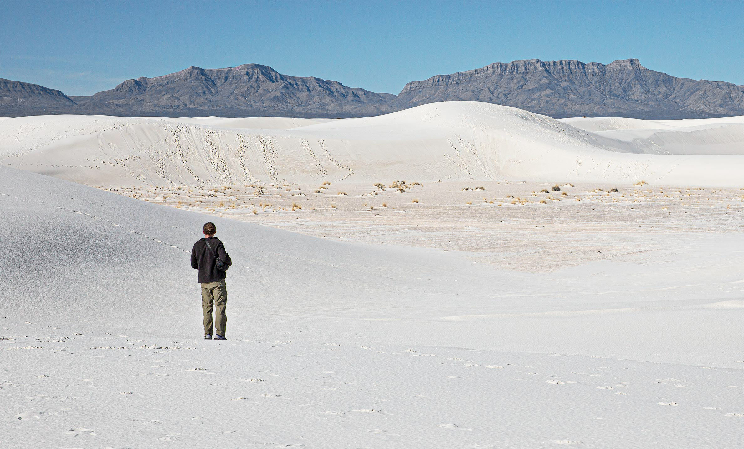 Looking at dunes