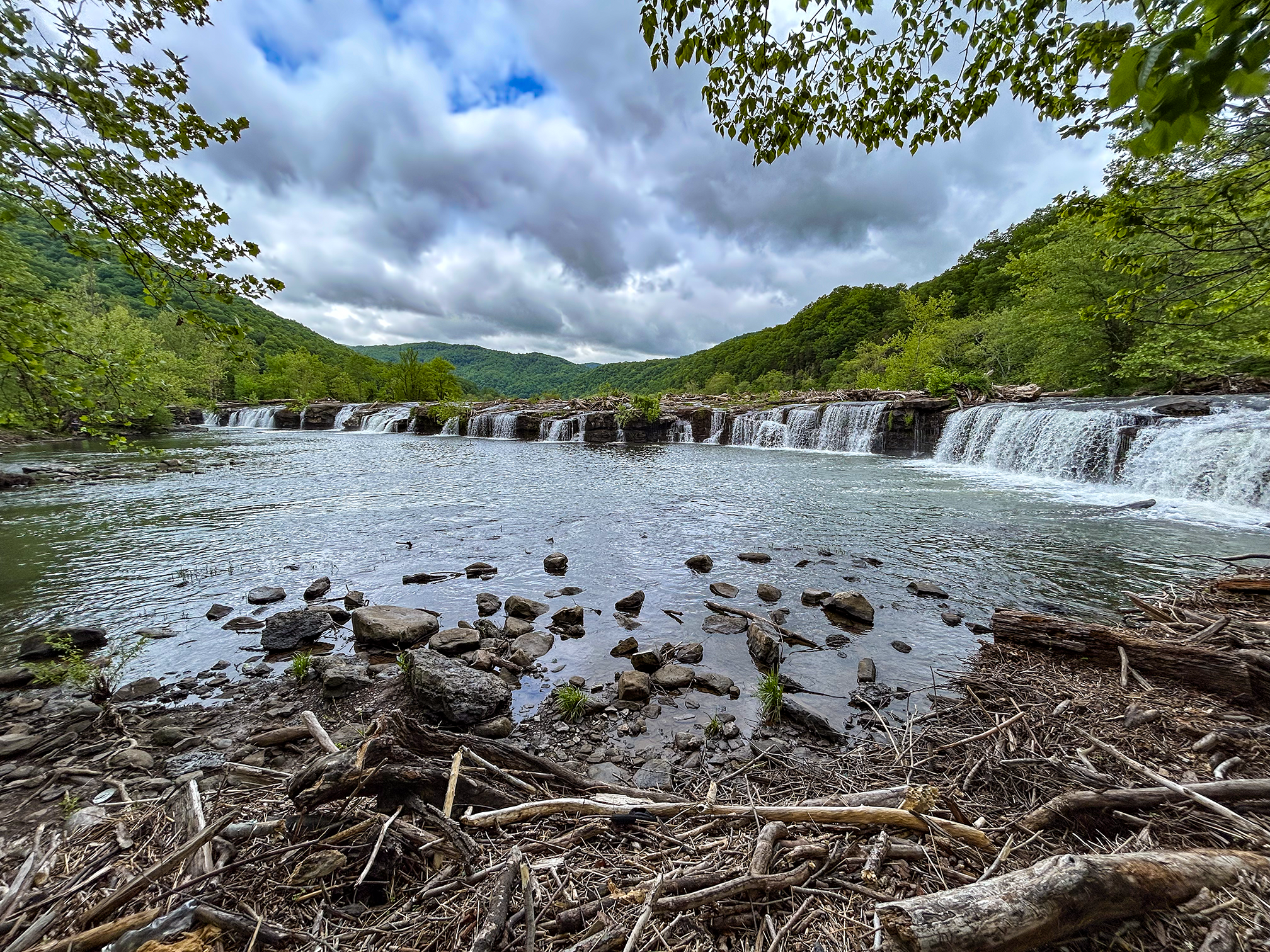 Waterfalls in New River Gorge